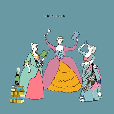 ''Book Club '' Card by Scaffardi